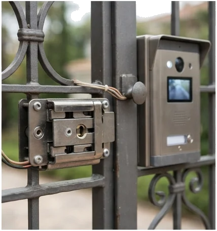 Abertura de porta e integração com fechadura digital