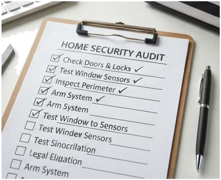 Checklist inicial de segurança residencial
