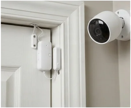 Como alarme, câmera e sensor se complementam