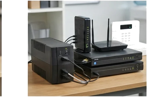 O que o nobreak pode sustentar em um sistema de segurança