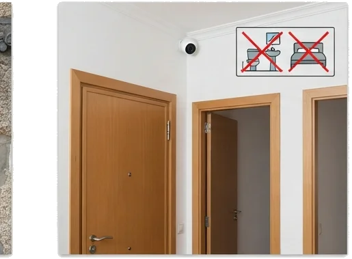 Onde instalar e onde evitar câmeras